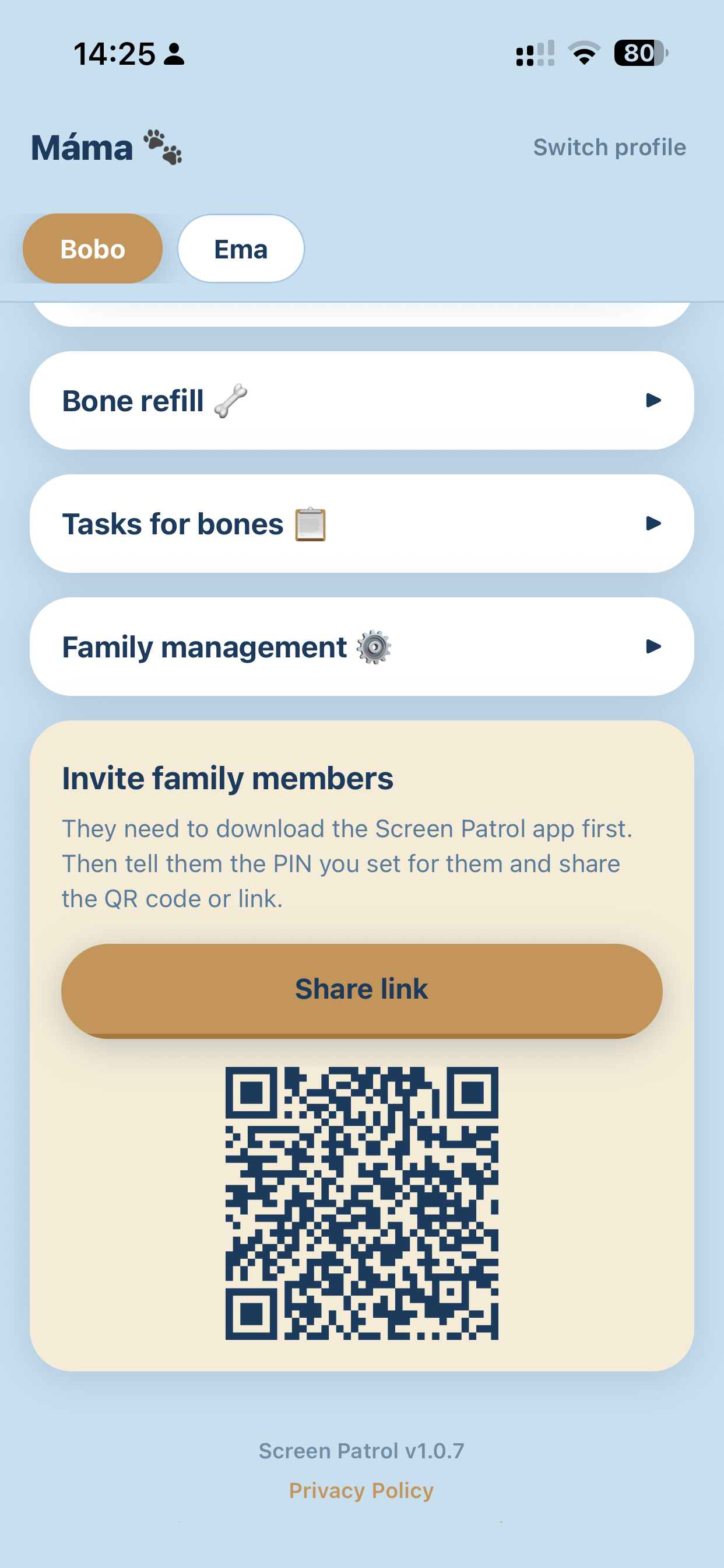 Family collaboration